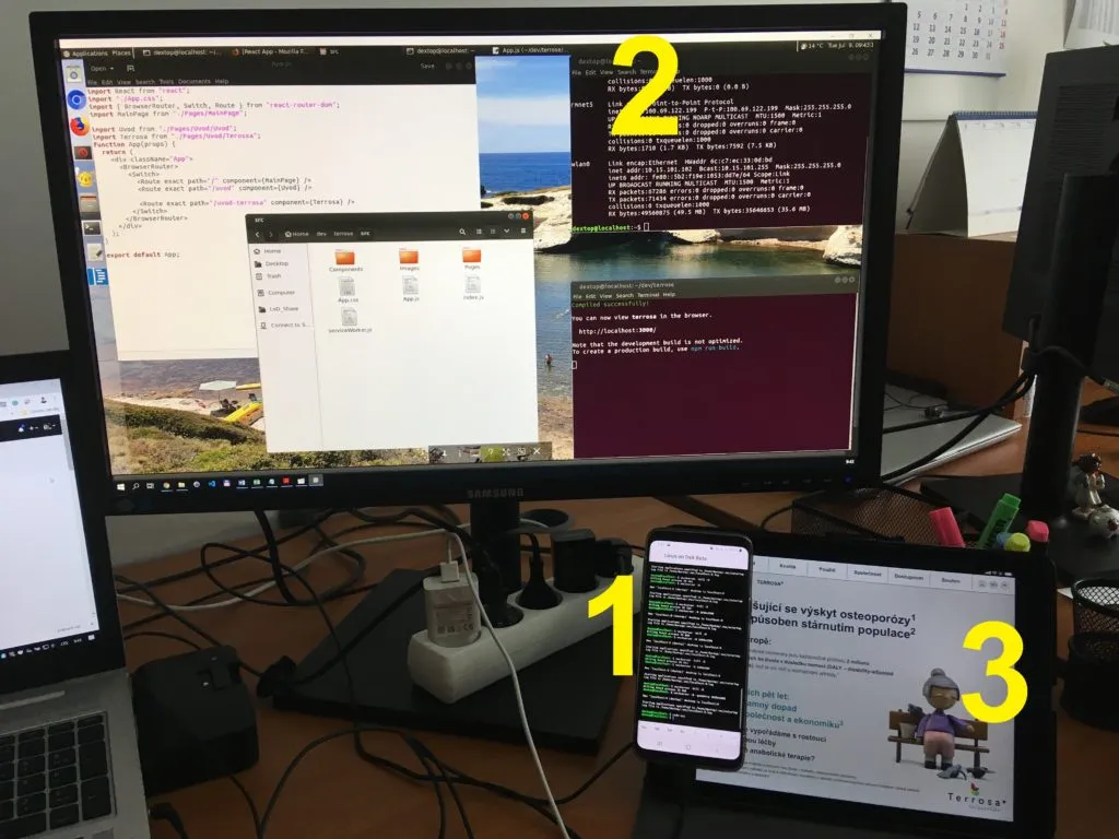 Plocha - Linux on Dex